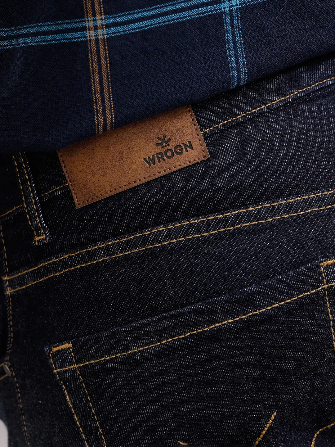 Classic Dk Blue Rinse Wash Jeans | Blue - Image 5