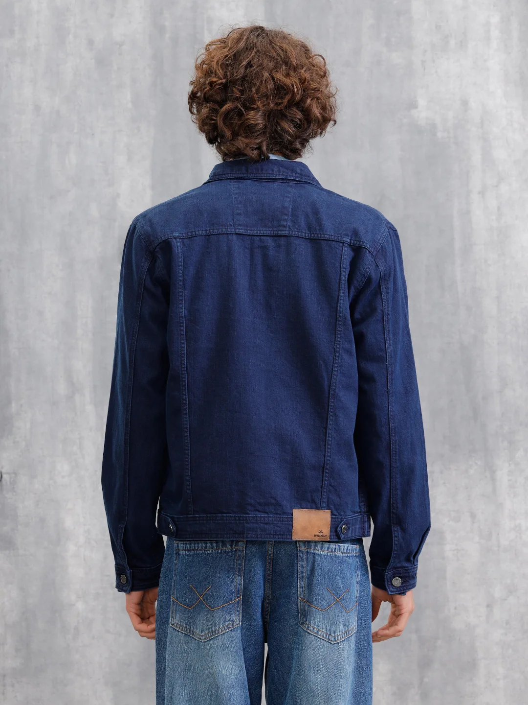 Classic Double Pocket Denim Jacket | Blue - Image 3