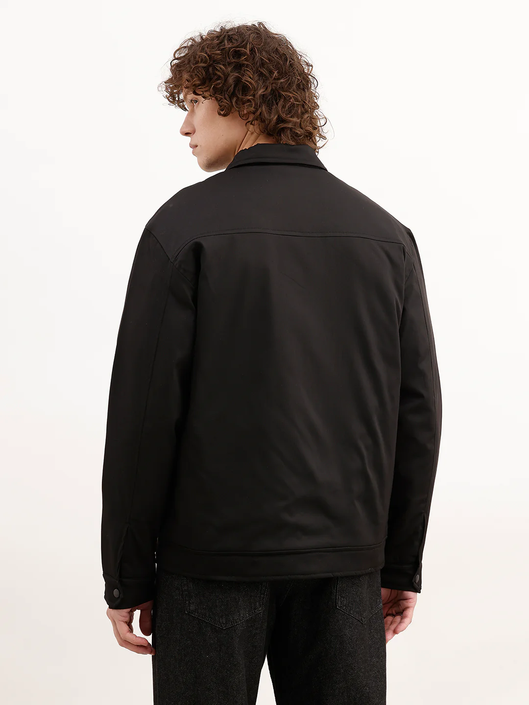 Classic Double Pocket Jacket | Black - Image 2
