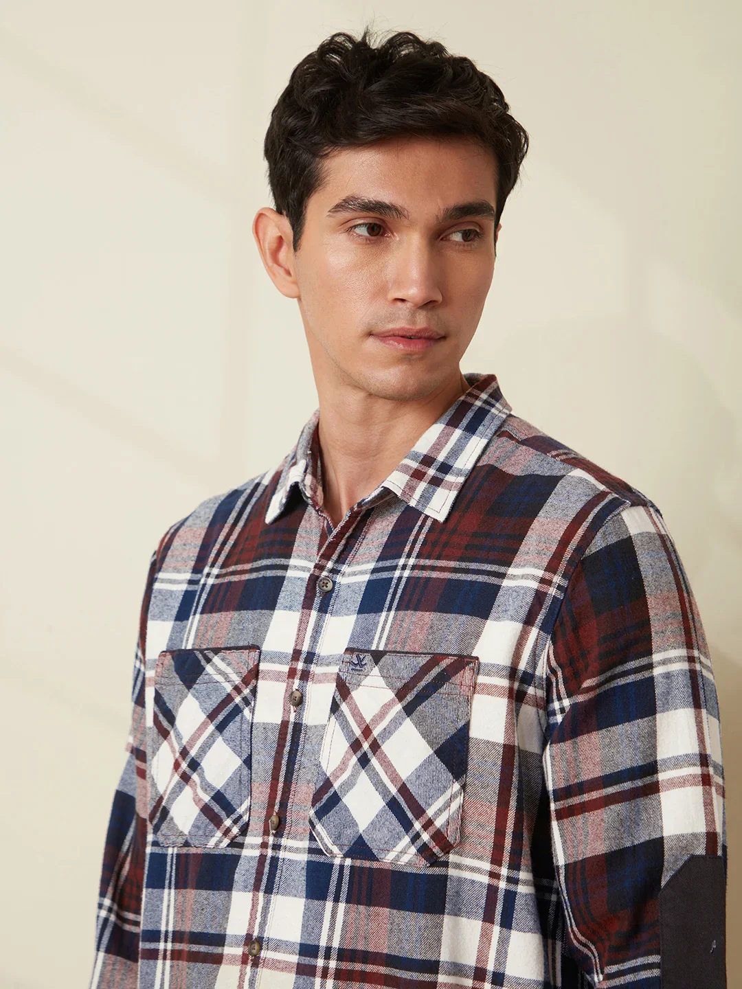 Brushed Flannel Overshirt  | Multicolor - Image 5
