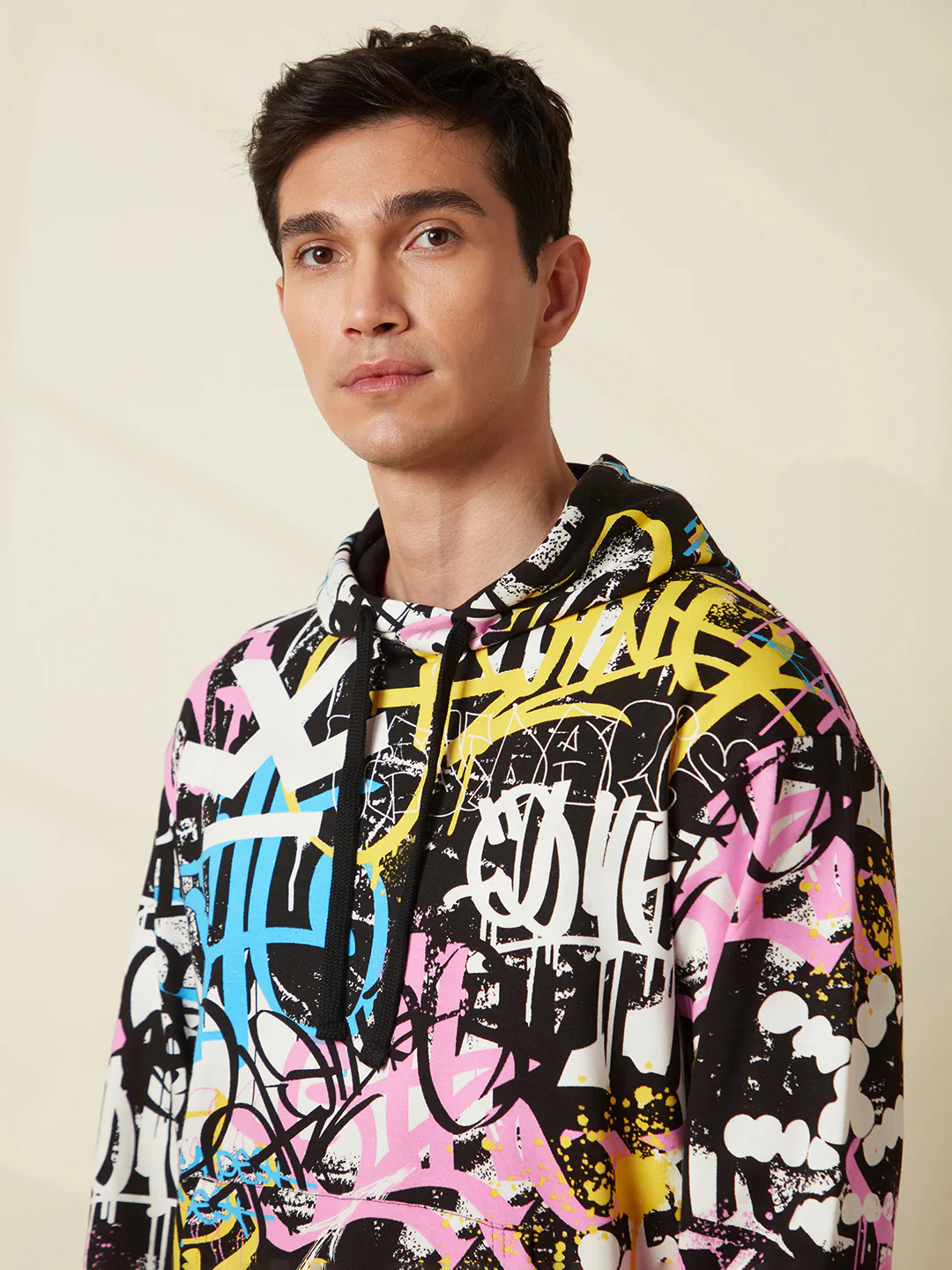 Classic Graffiti AOP Hoodie - Image 5