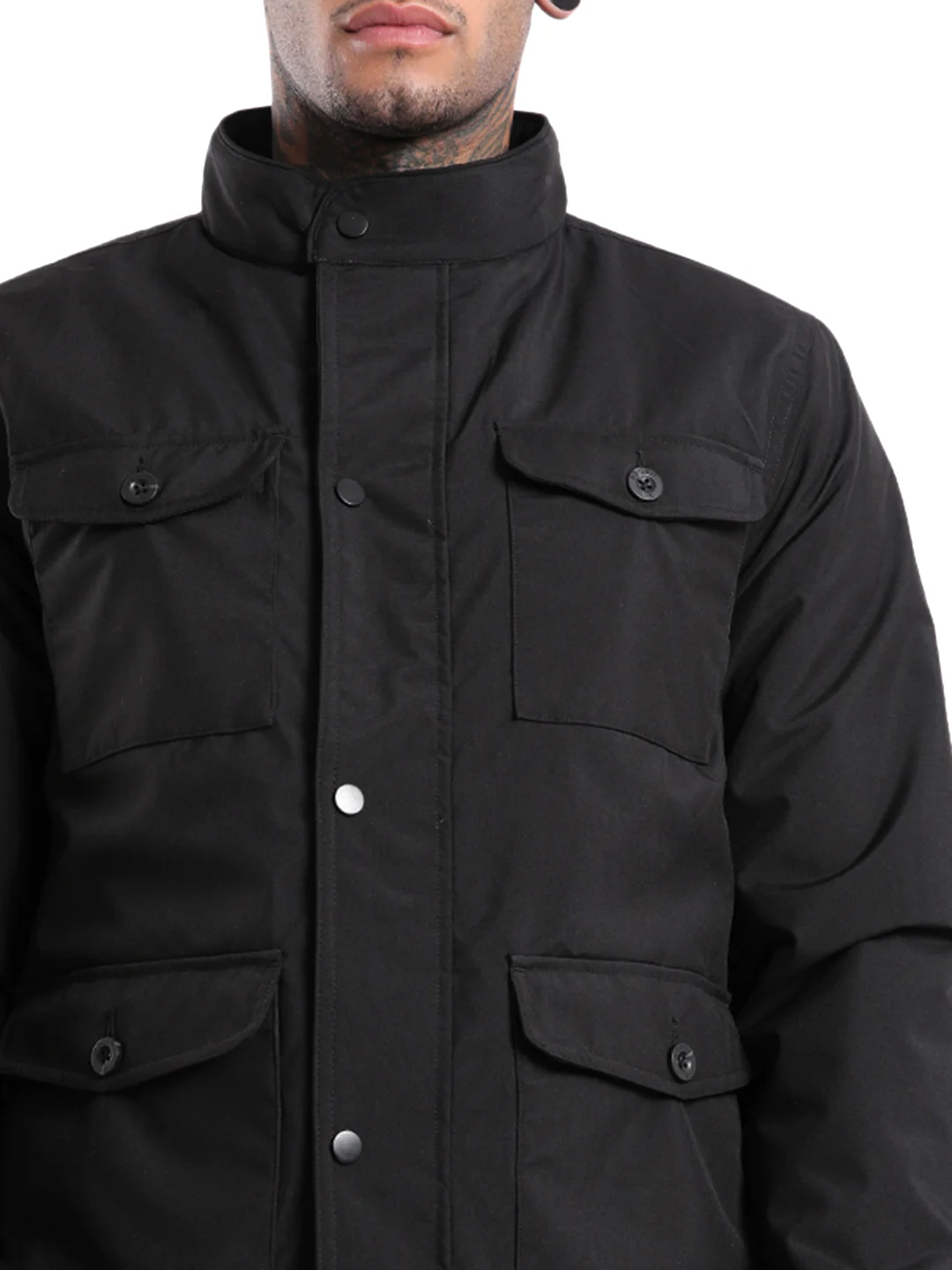 Classic Highneck Slim Fit Jacket - Image 5