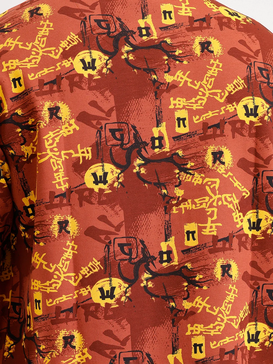 Classic Oversized AOP T-Shirt  | Rust - Image 5