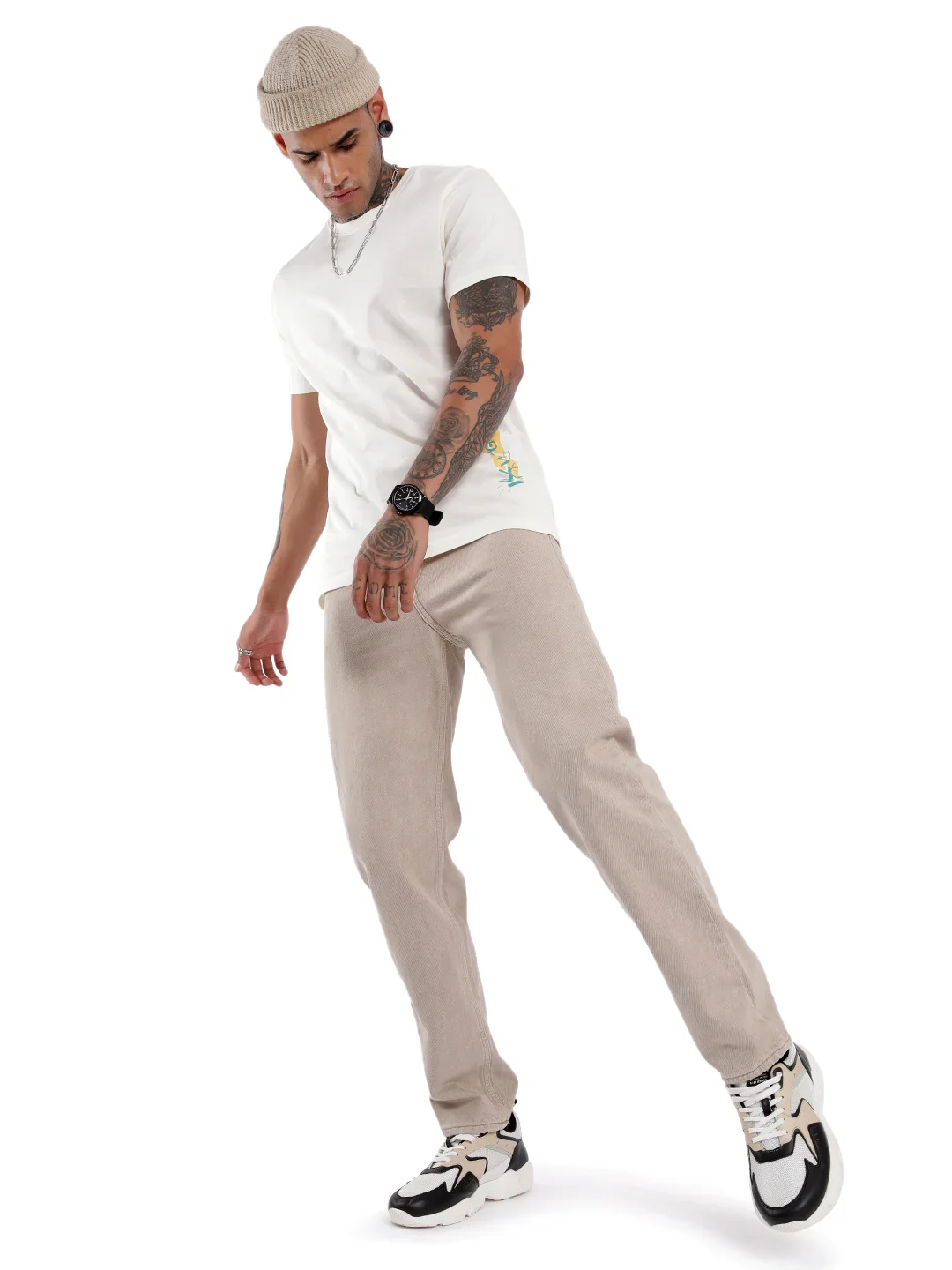 Classic Placement Print Crew Neck T-Shirt - Image 2