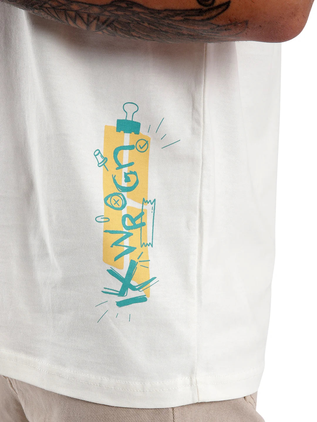 Classic Placement Print Crew Neck T-Shirt - Image 5