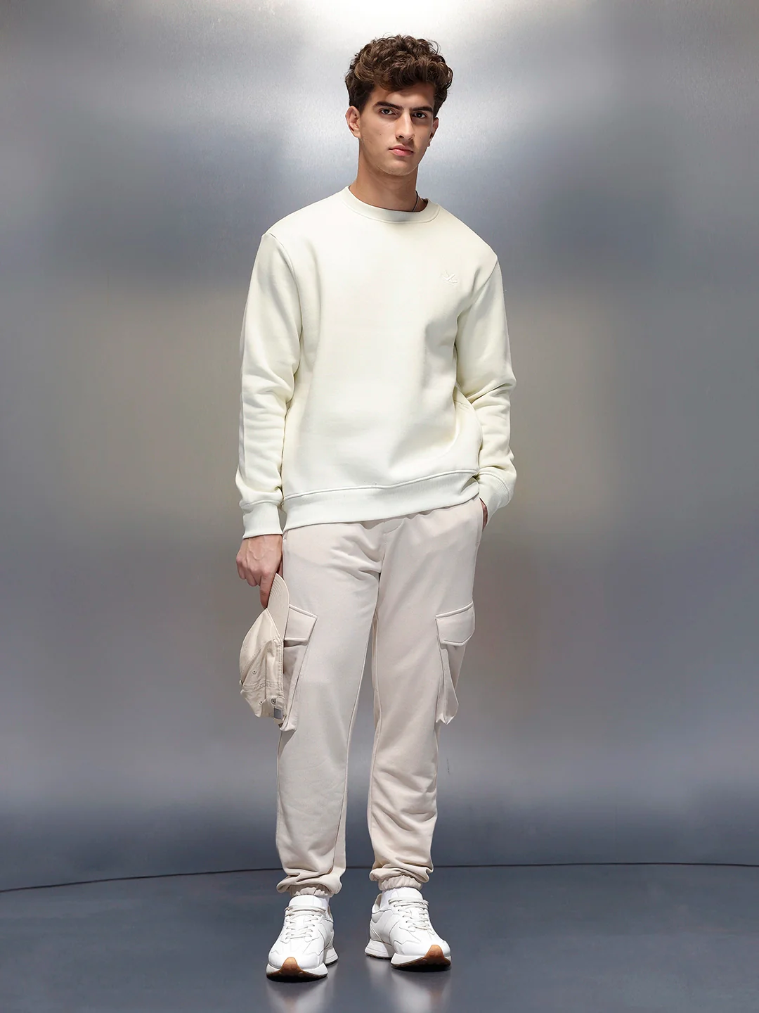 Classic Regular Fit Jogger  | Beige - Image 2