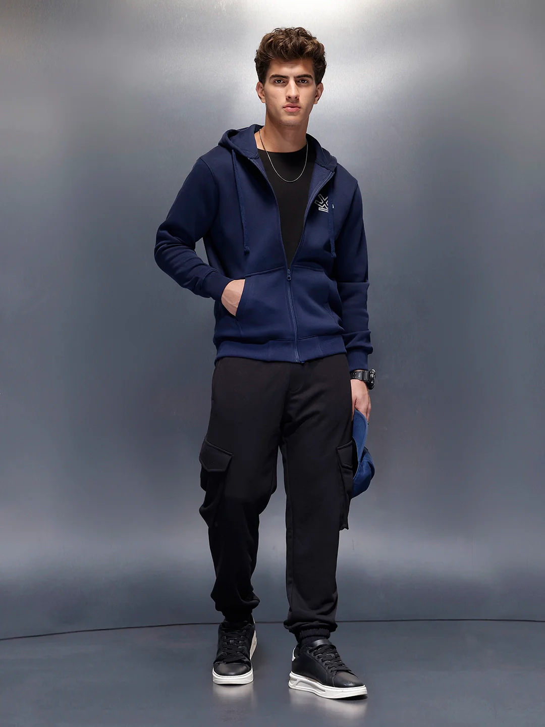 Classic Regular Fit Jogger  | Black - Image 2