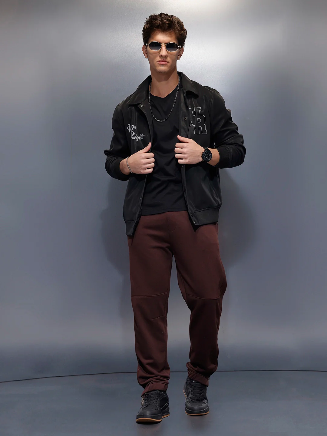 Classic Regular Fit Jogger   |  Brown - Image 2