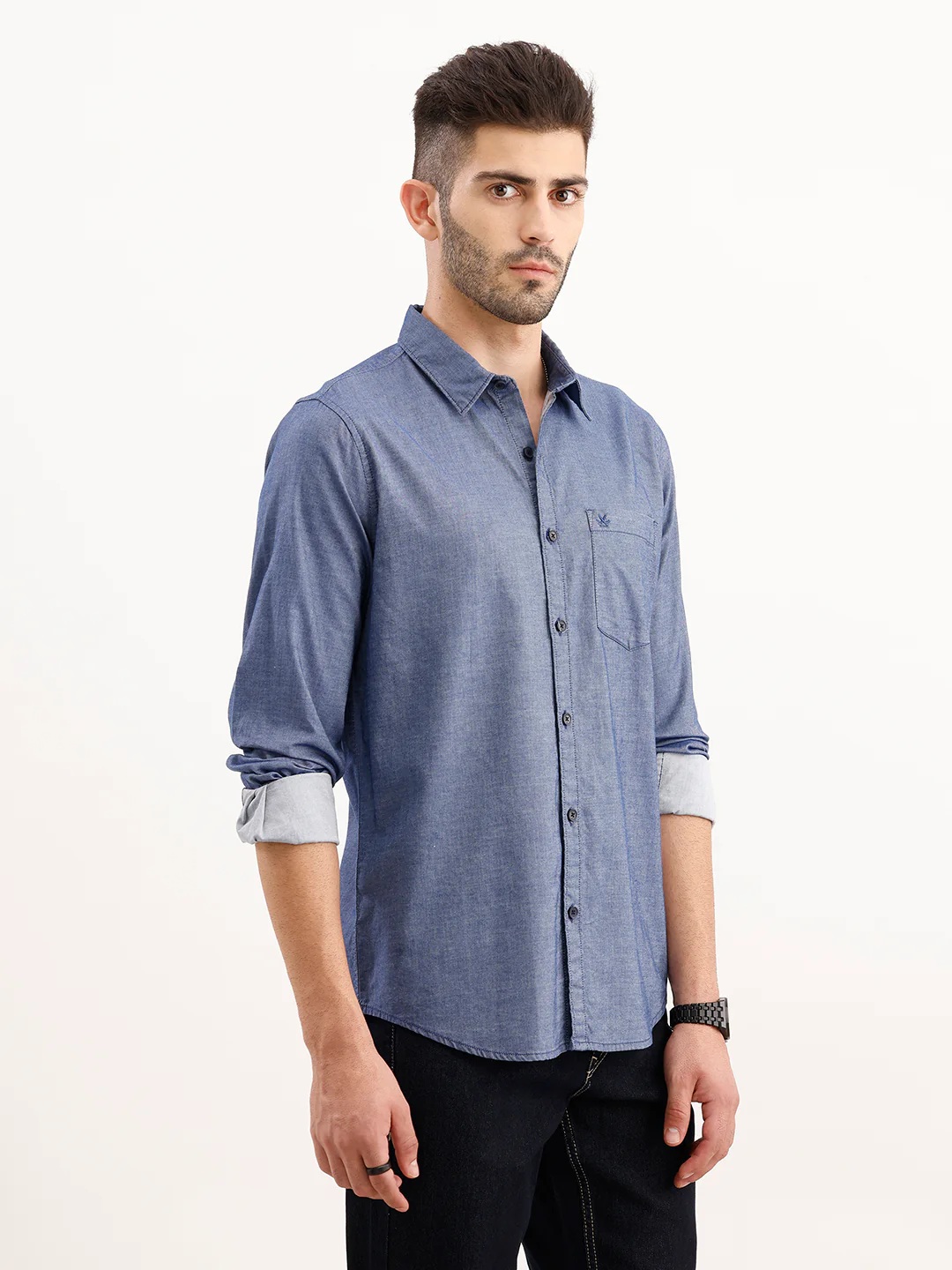 Classic Regular Fit Shirt | Blue - Image 4