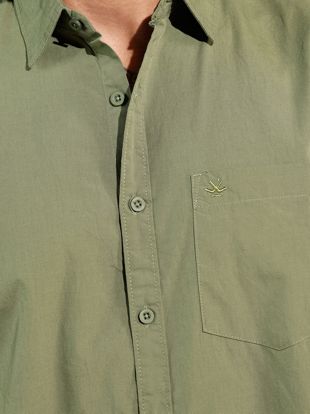 Classic Regular Fit Shirt | Dark Green - Image 2
