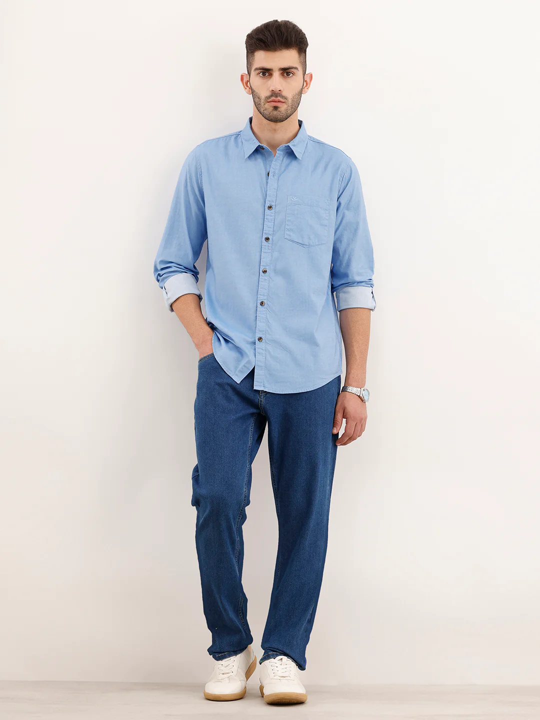 Classic Regular Fit Shirt | Light Blue - Image 2