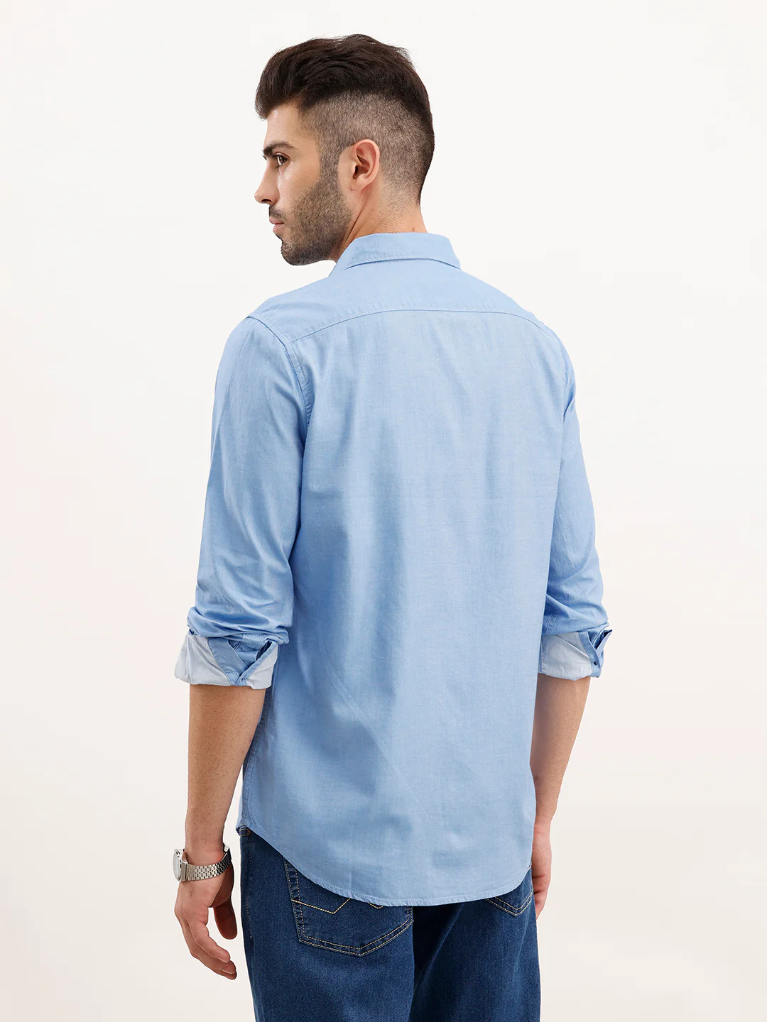 Classic Regular Fit Shirt | Light Blue - Image 3