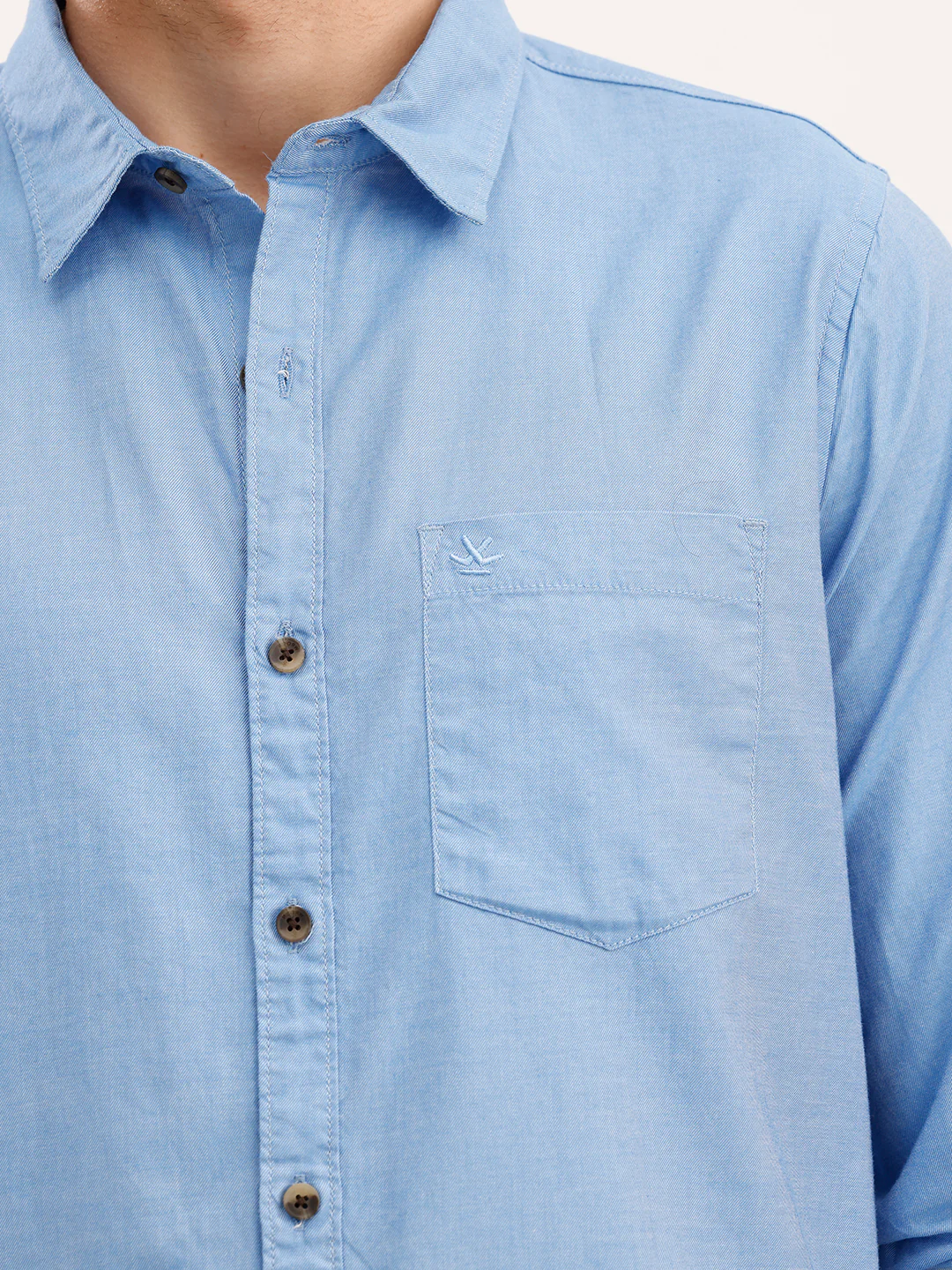 Classic Regular Fit Shirt | Light Blue - Image 5