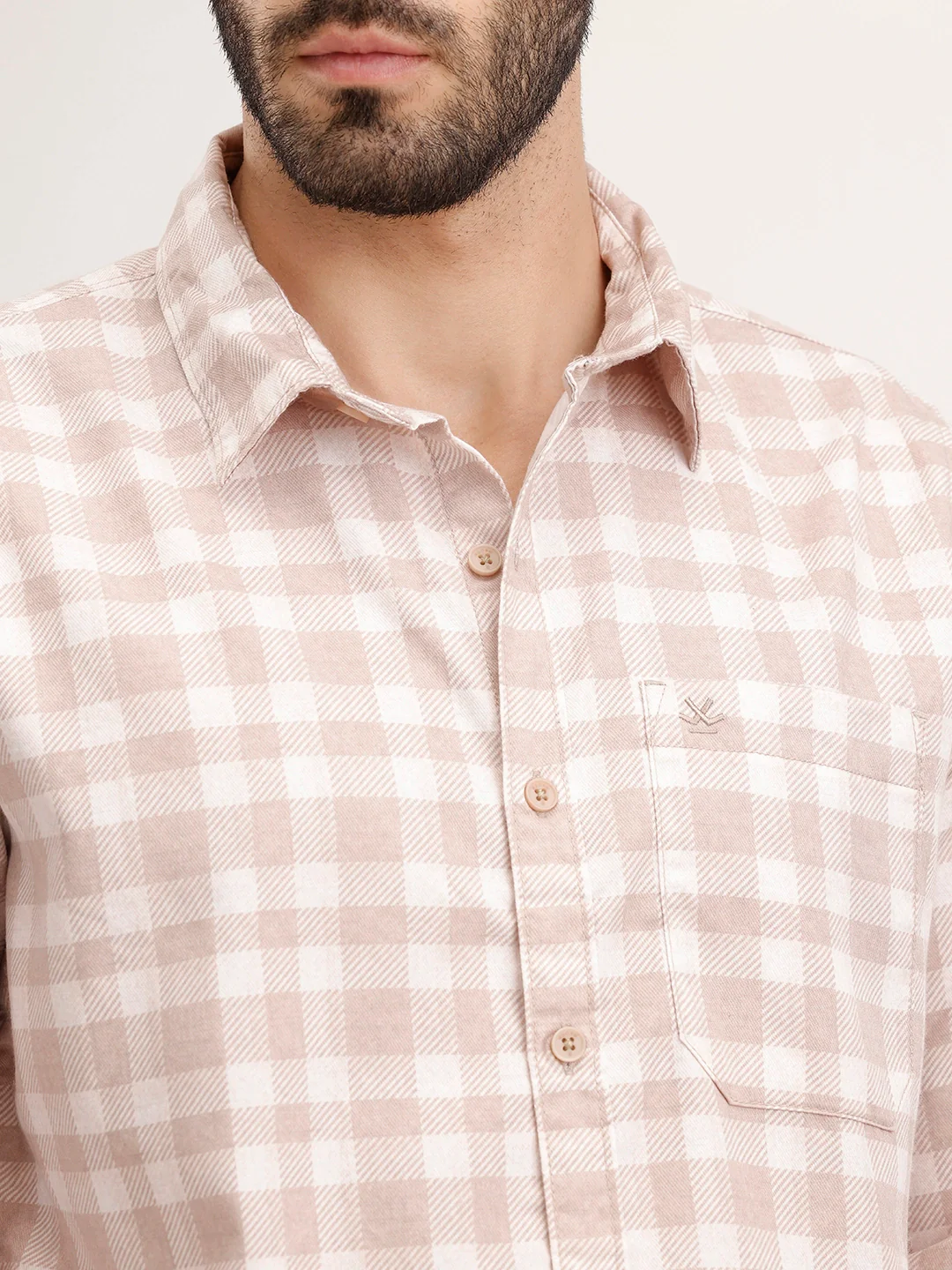 Classic Regular Fit Striped Shirt | Pink - Image 5