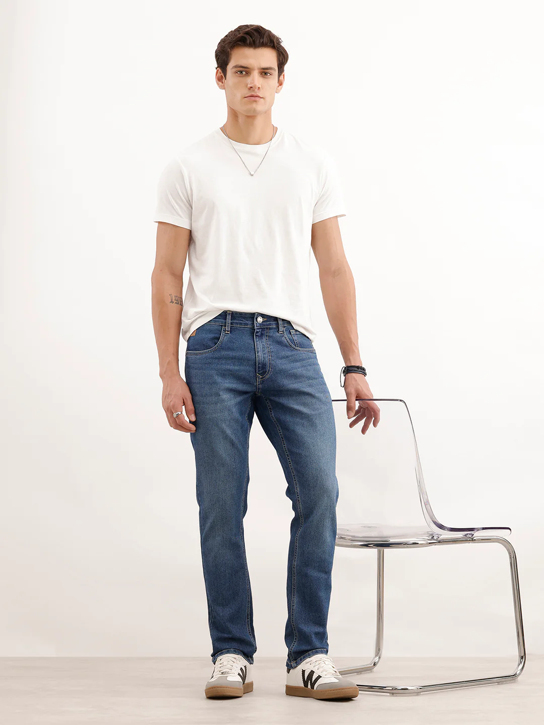 Classic Relaxed Fit Denim Jeans  | Blue - Image 2