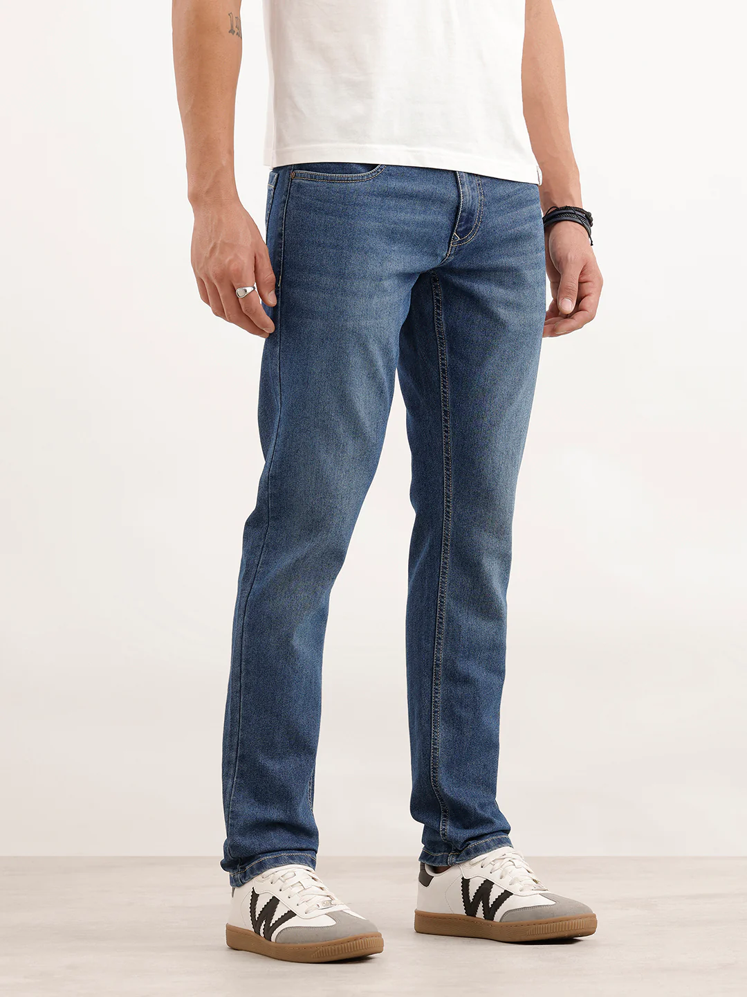 Classic Relaxed Fit Denim Jeans  | Blue - Image 4