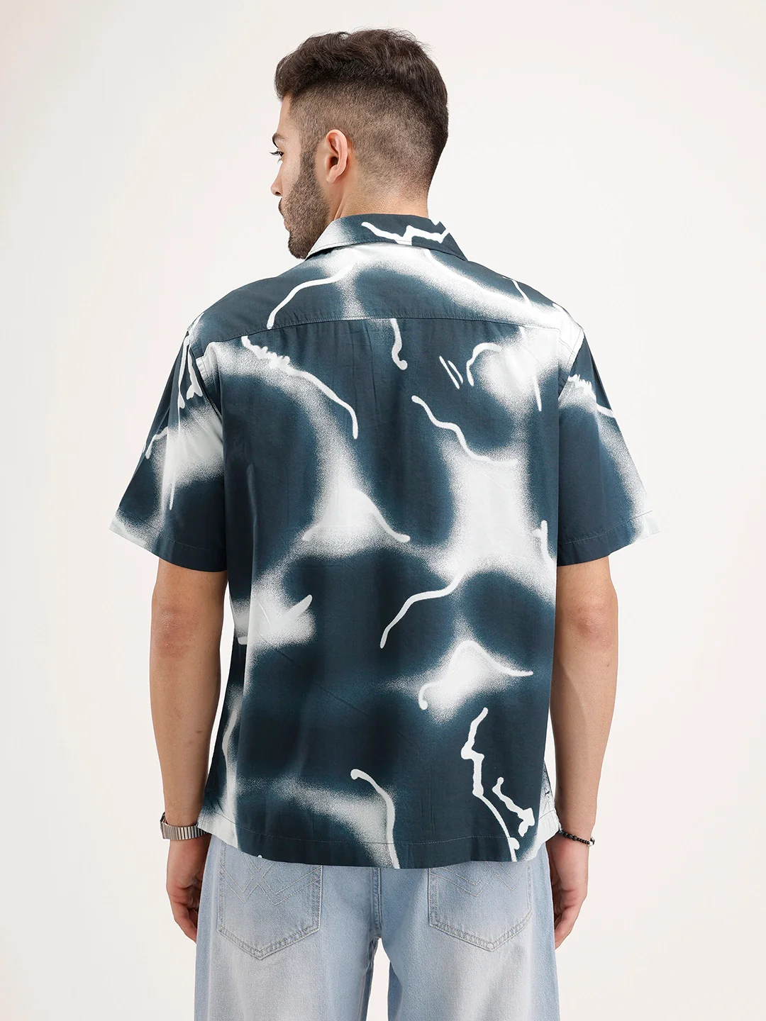 Classic Resort Collar Shirt | Blue - Image 3