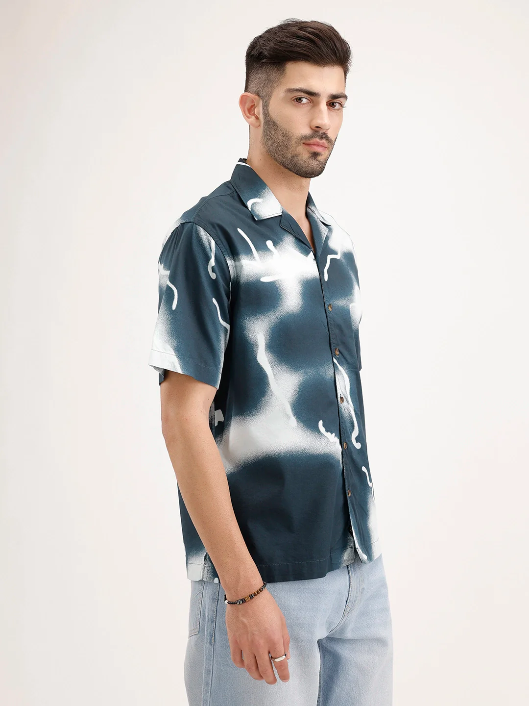 Classic Resort Collar Shirt | Blue - Image 4