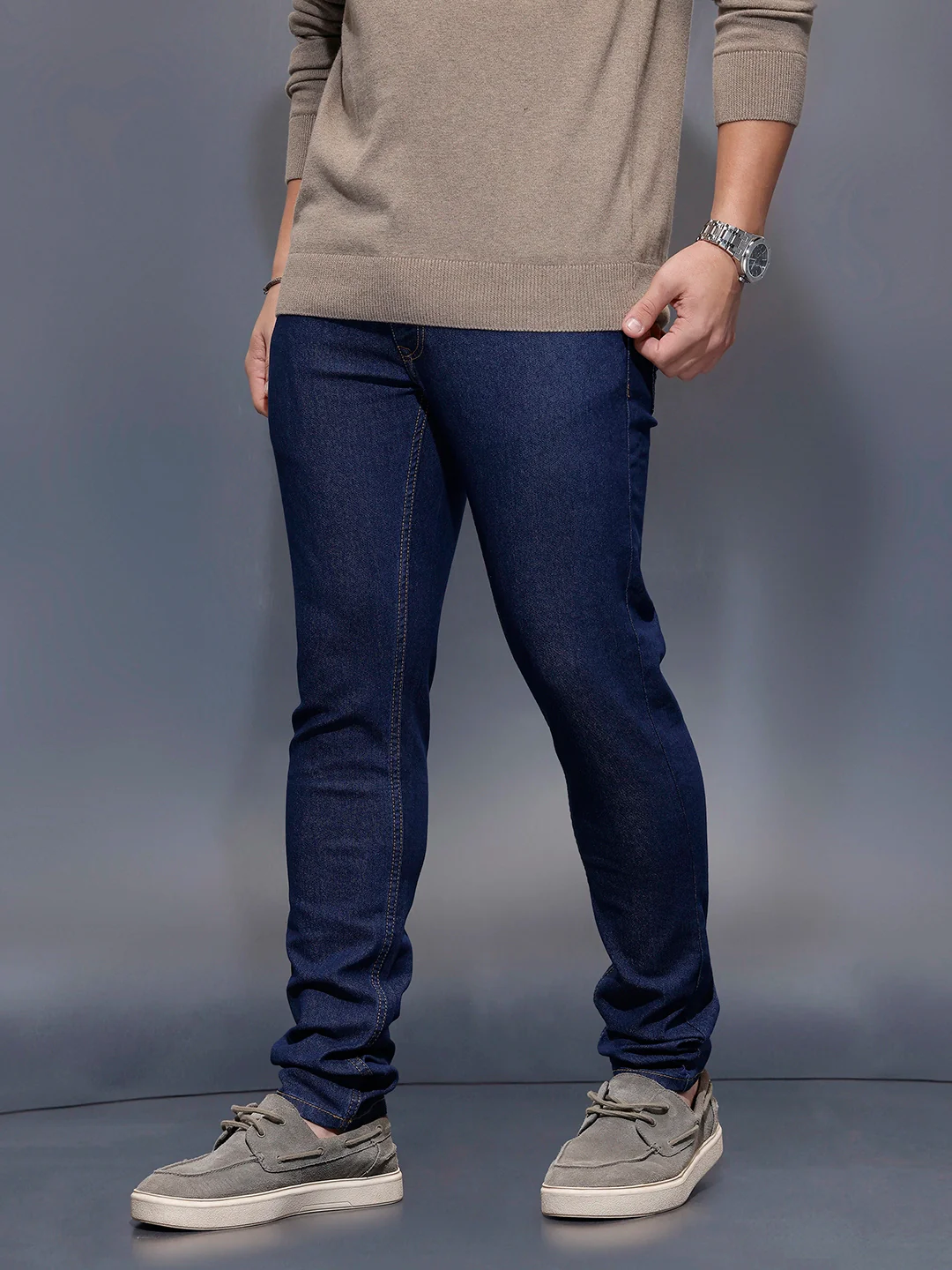 Classic Skinny Jeans   |  Blue - Image 4