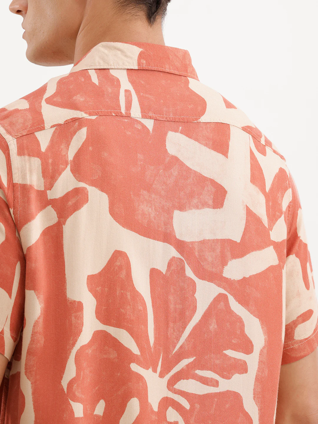 Classic Slim Fit AOP Shirt  | Beige - Image 5