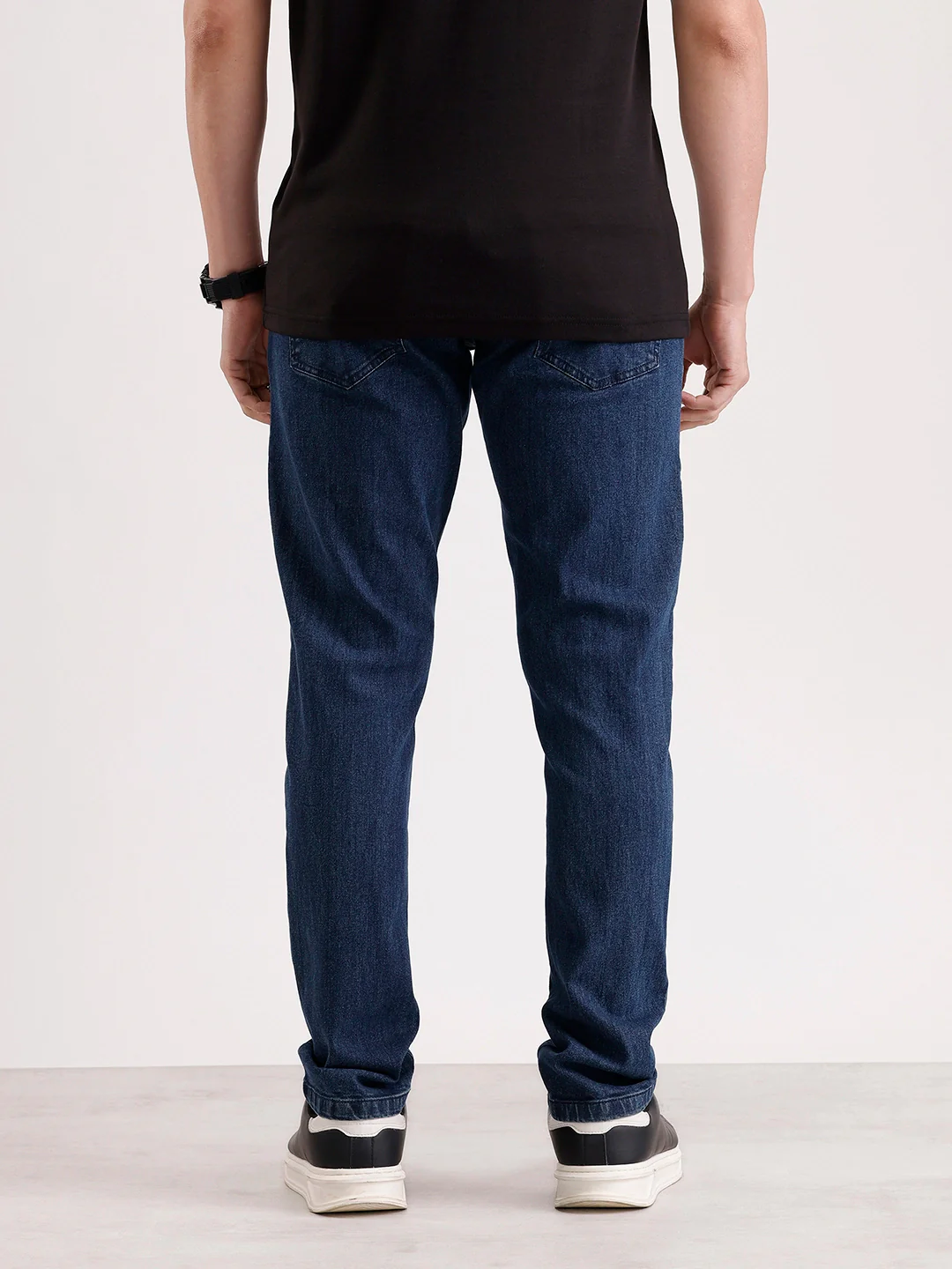 Classic Slim Fit Denim Jeans   |  Blue - Image 3