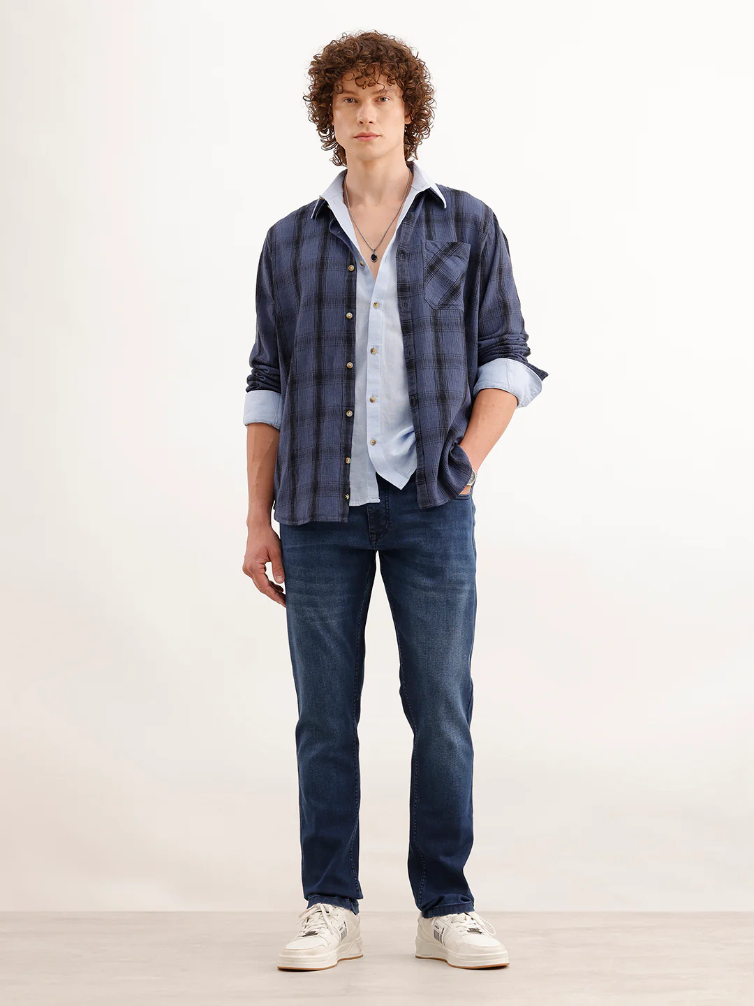 Classic Slim Fit Denim Jeans  | Blue - Image 2