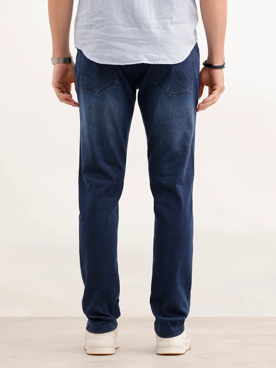 Classic Slim Fit Denim Jeans  | Blue - Image 3