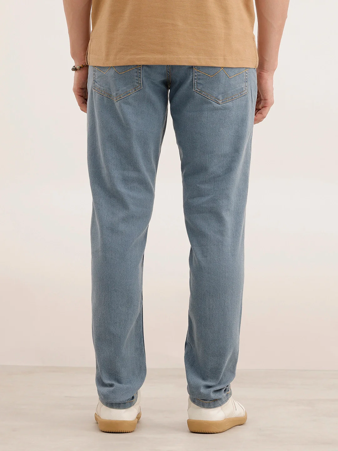 Classic Slim Fit Denim Jeans | Light Blue - Image 3