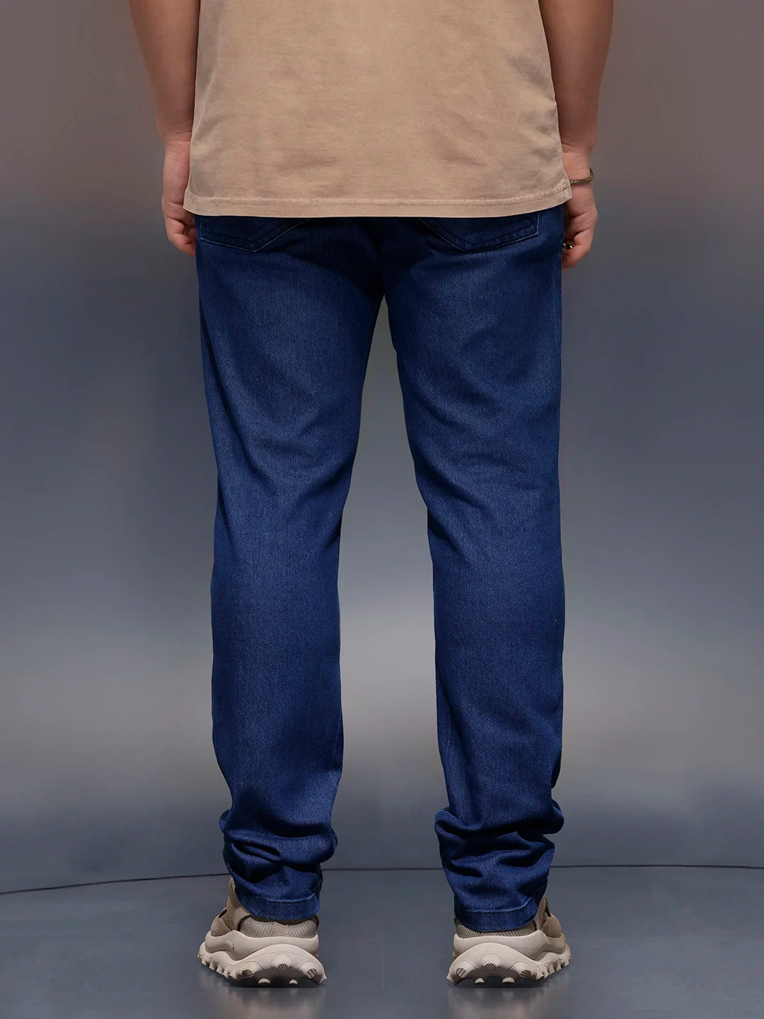 Classic Slim Fit Jeans   |  Dark Blue - Image 3