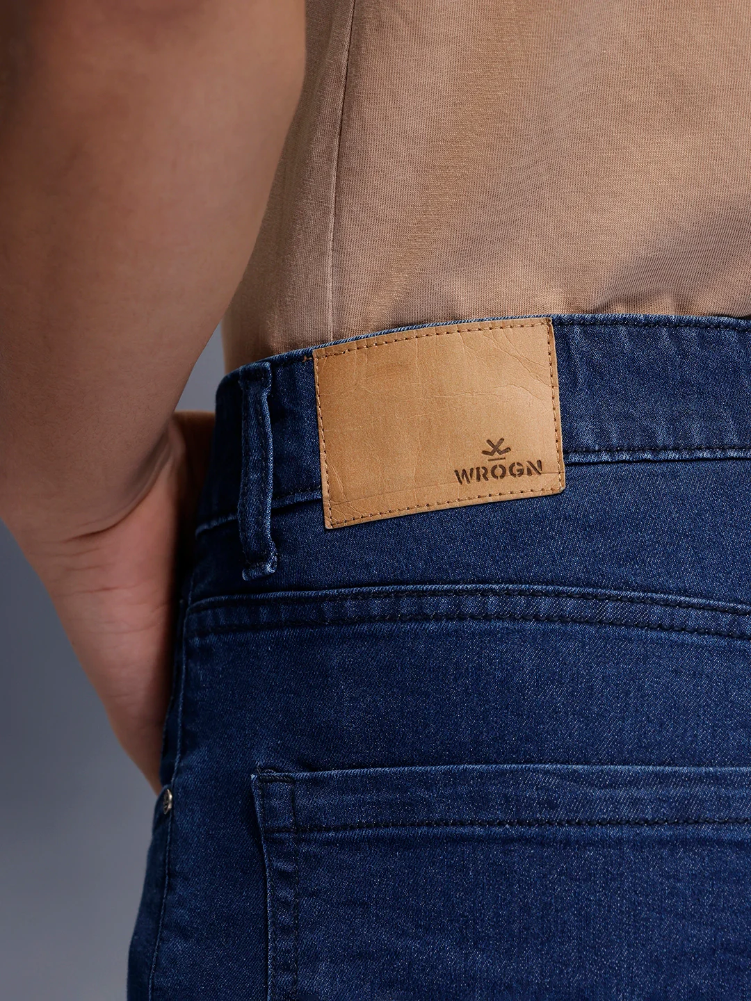 Classic Slim Fit Jeans   |  Dark Blue - Image 5