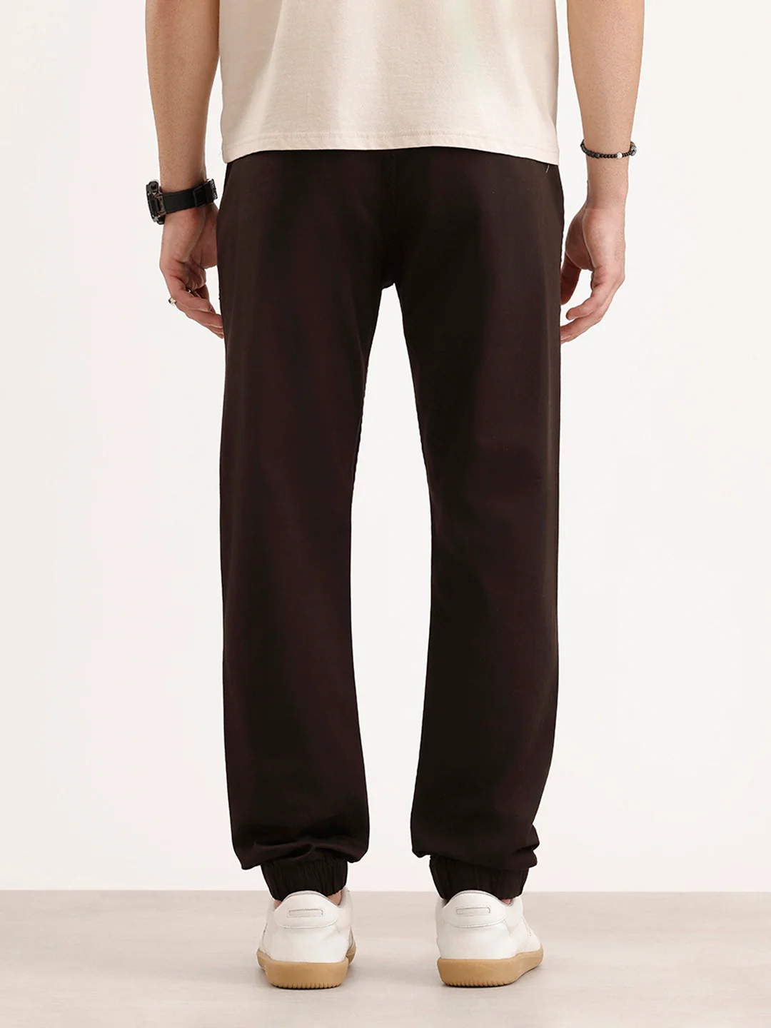 Classic Slim Fit Jogger | Brown - Image 3