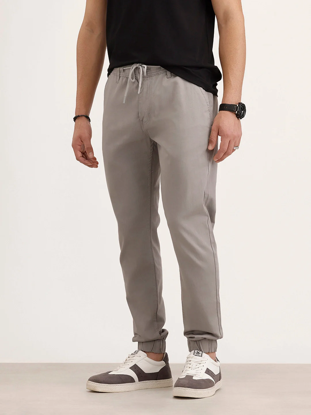 Classic Slim Fit Jogger | Grey - Image 4