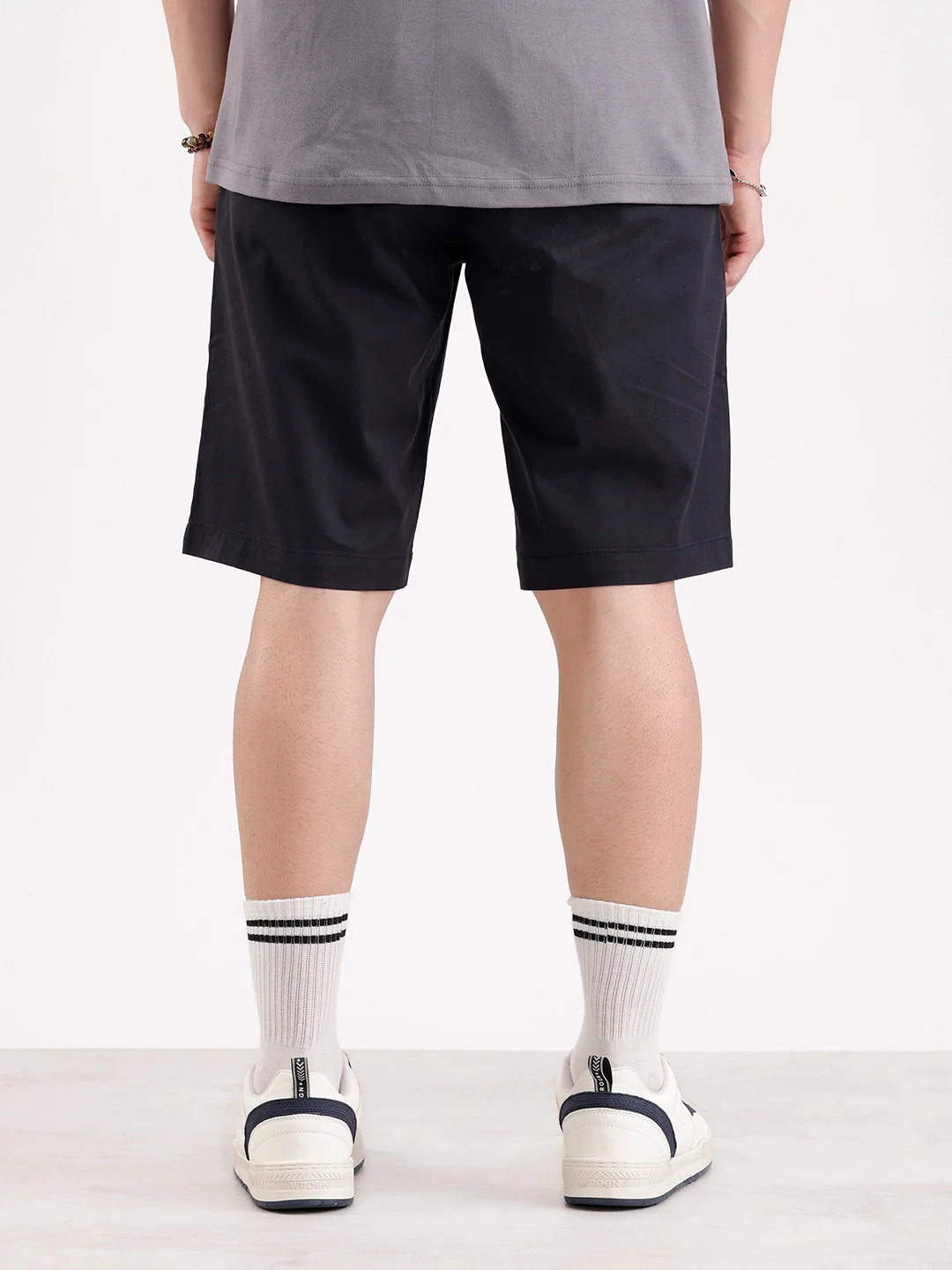 Classic Slim Fit Shorts   |  Black - Image 3