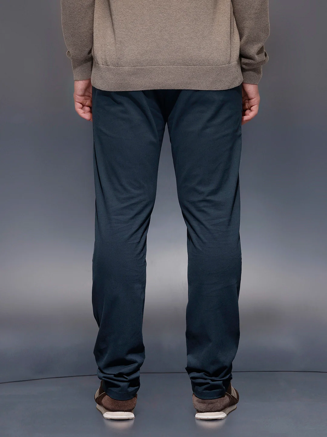 Classic Slim Fit Trouser   |  Navy Blue - Image 3