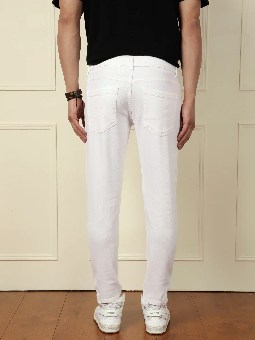 Classic Skinny Crop Jeans | White - Image 3