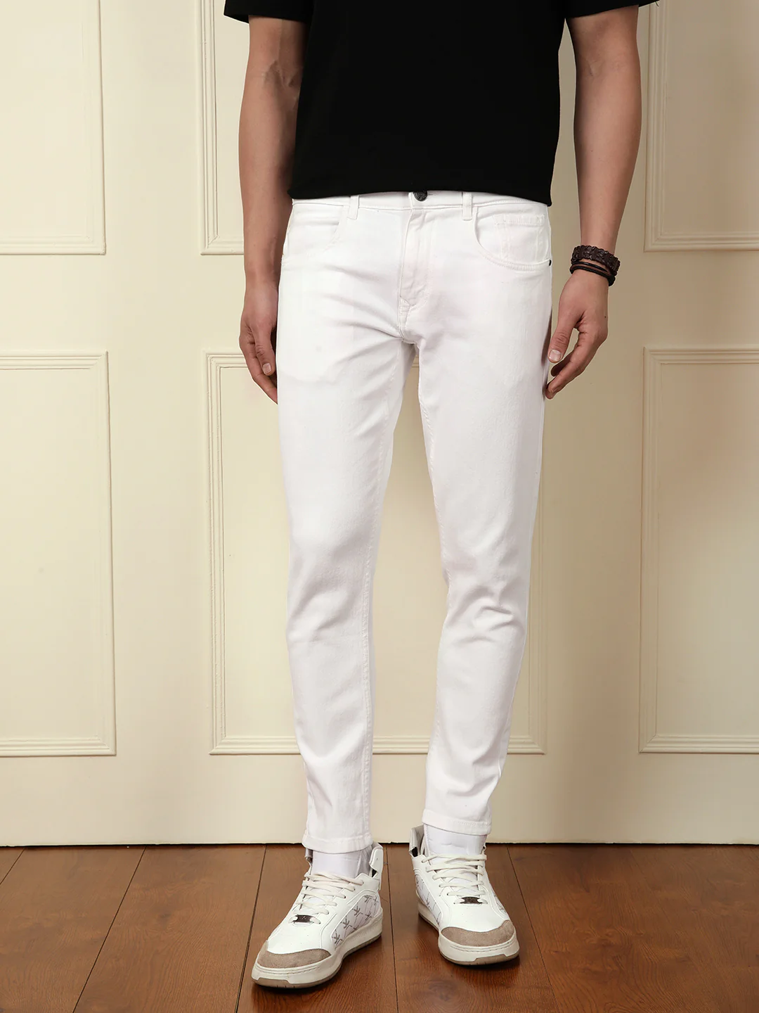 Classic Skinny Crop Jeans | White - Image 6