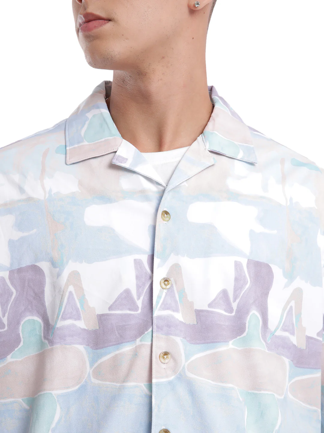 Cloudy Blend Comfort Fit AOP Shirt - Image 5