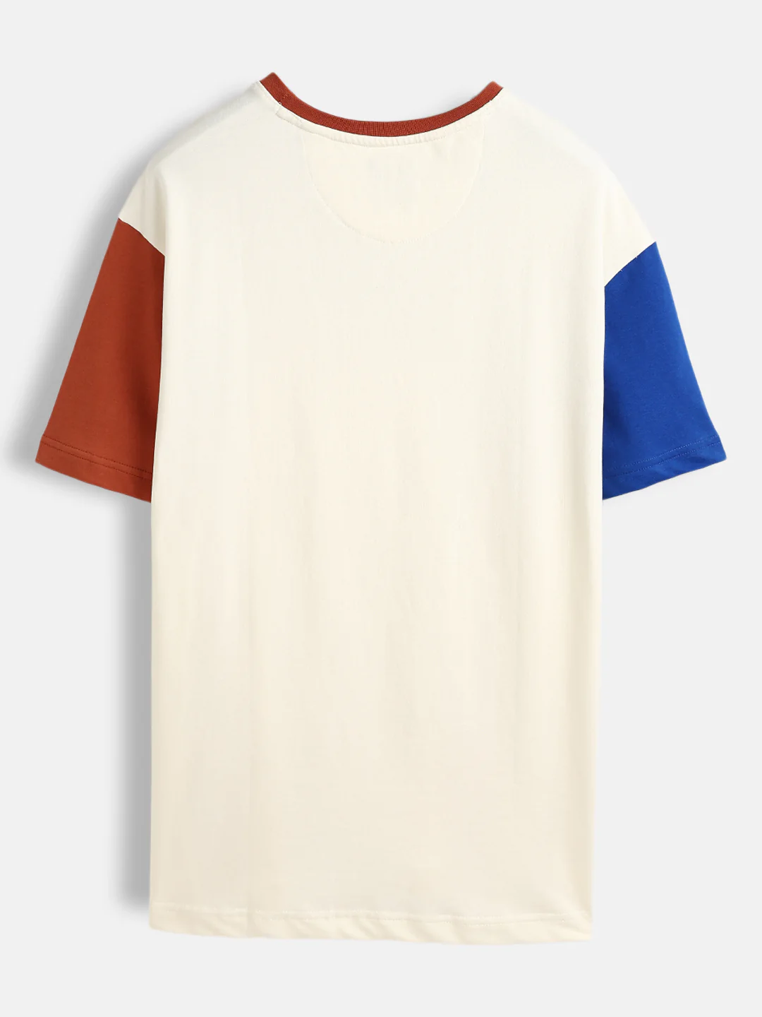 Color-block graphic oversized T-shirt | off-white - Image 7