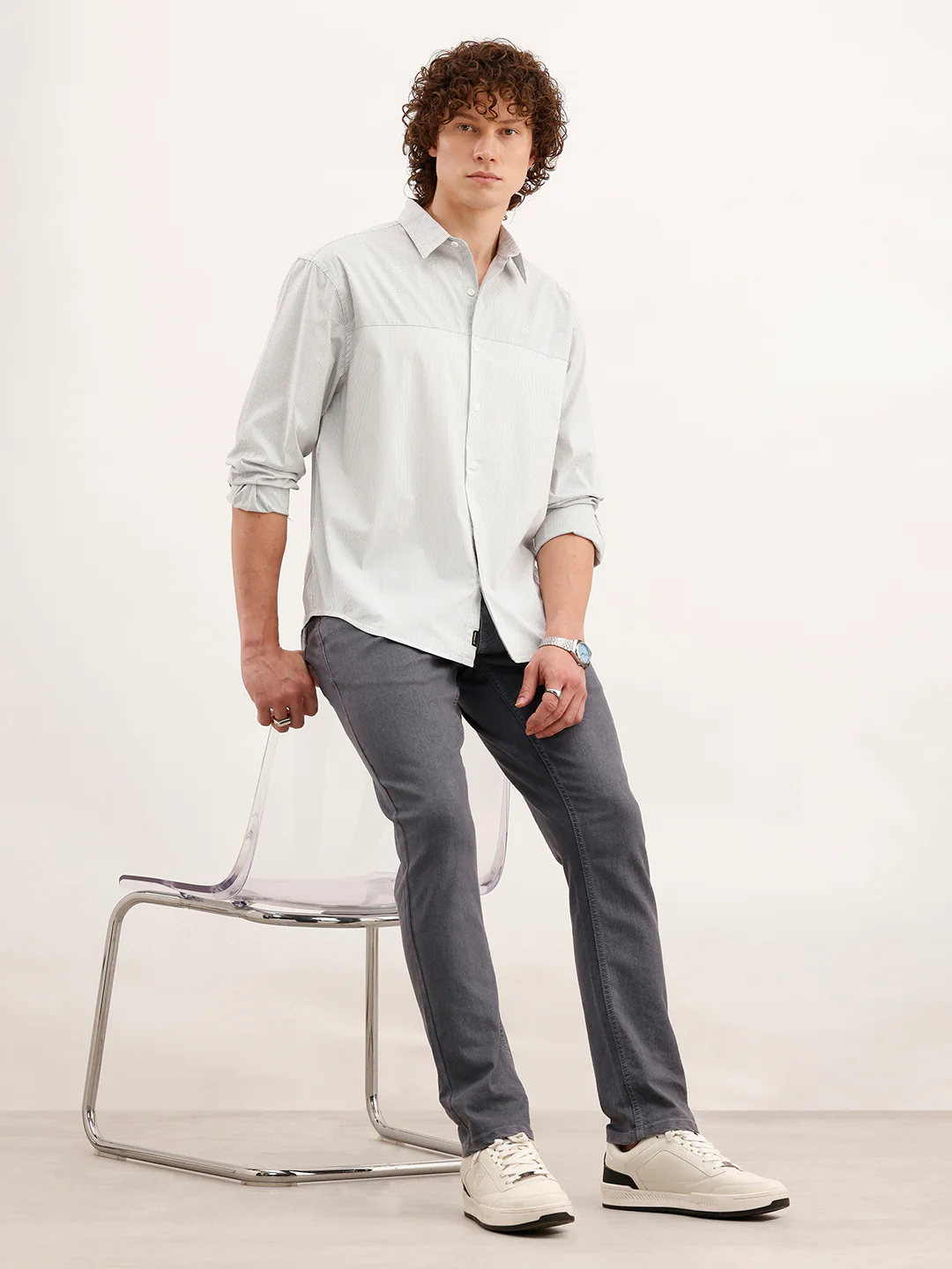 Comfort Fit Cut & Sew Shirt  | Black - Image 2