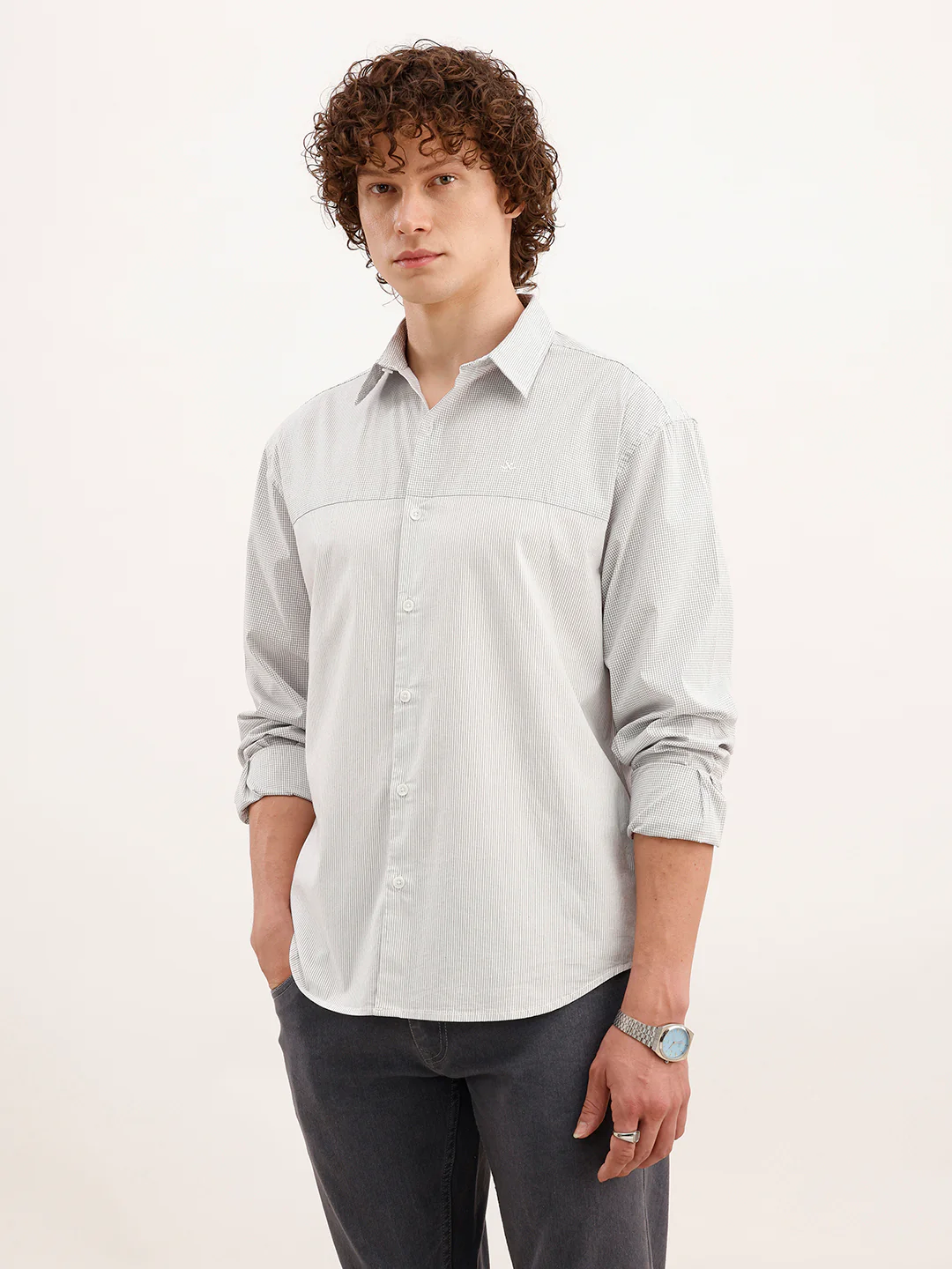Comfort Fit Cut & Sew Shirt  | Black - Image 4