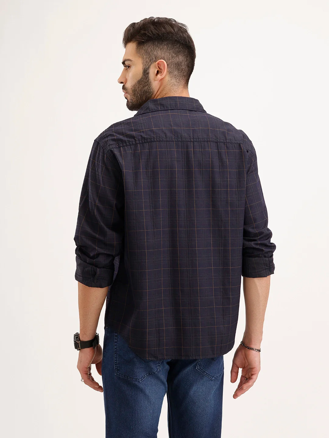 Comfort Fit Double Pocket Shirt | Blue - Image 3