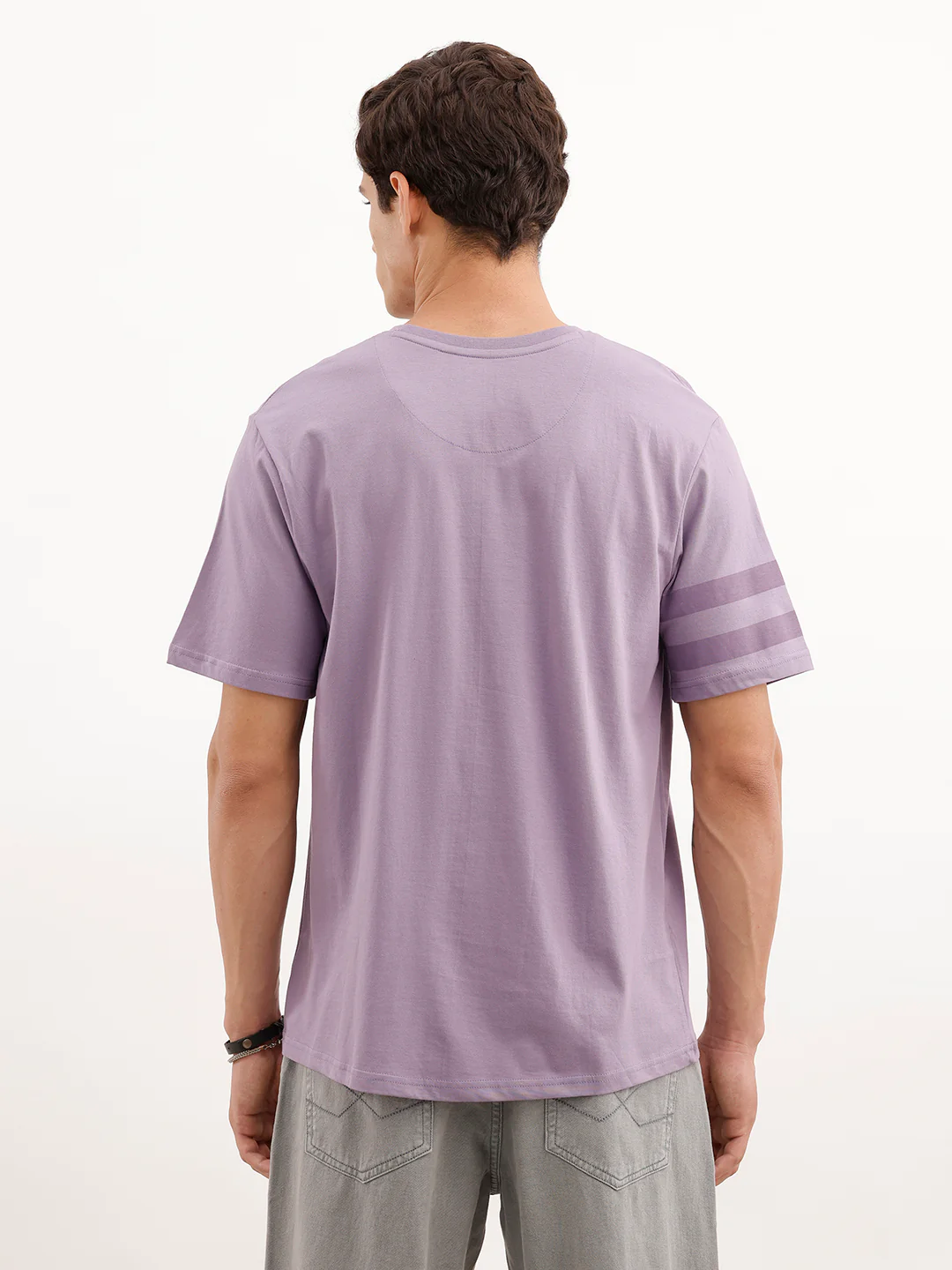 Comfort Fit HD Printed T-Shirt  | Purple - Image 3