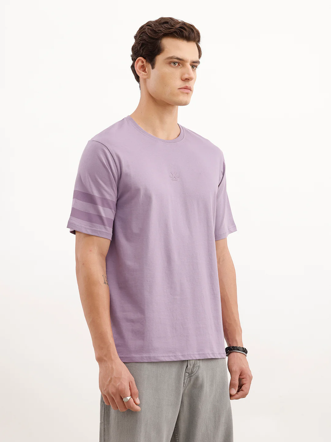 Comfort Fit HD Printed T-Shirt  | Purple - Image 4