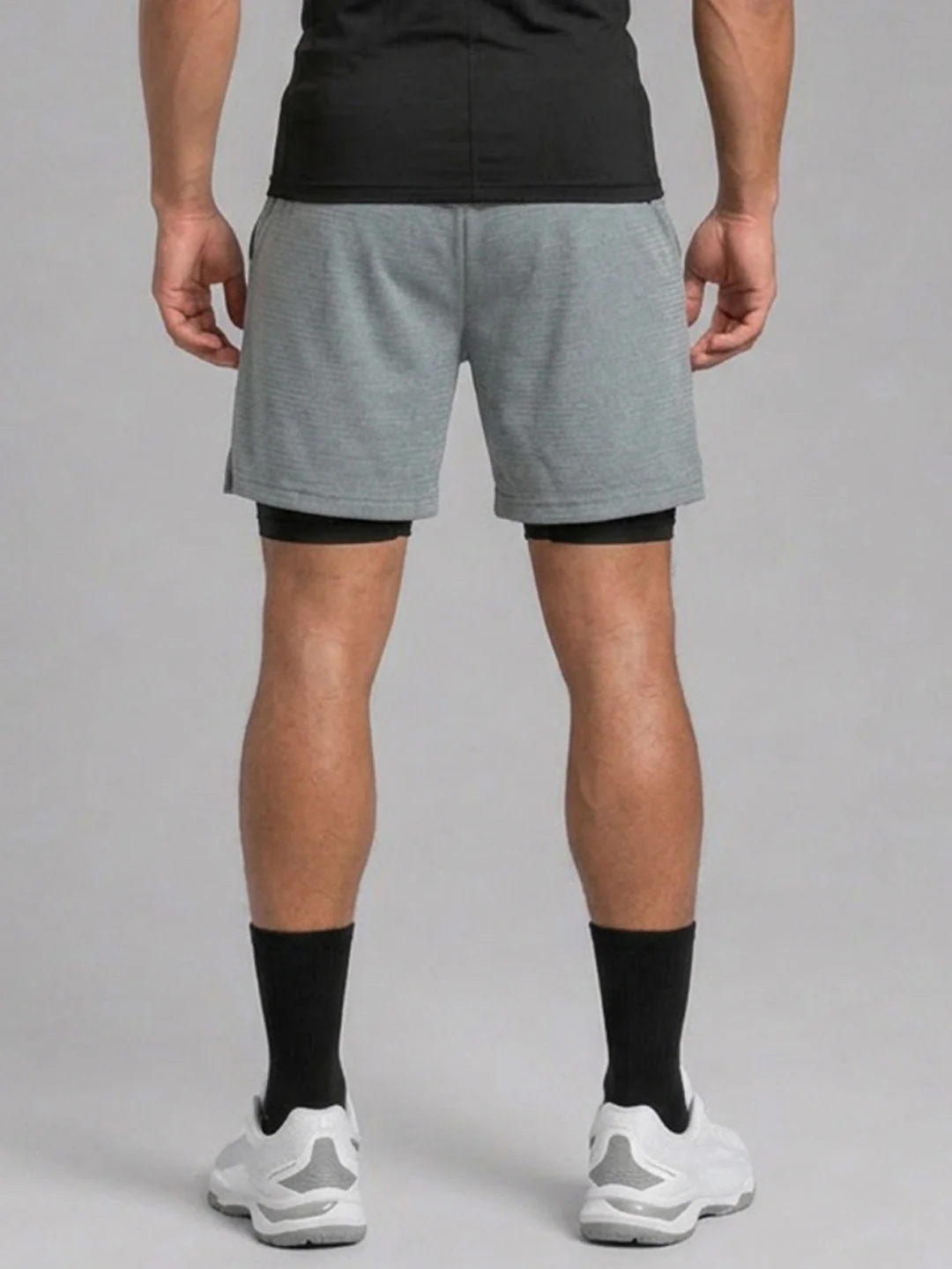 Compression shorts | Grey - Image 3