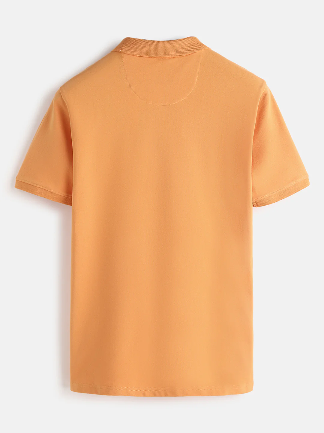 Cotton Blend Polo T-Shirt | Orange - Image 6