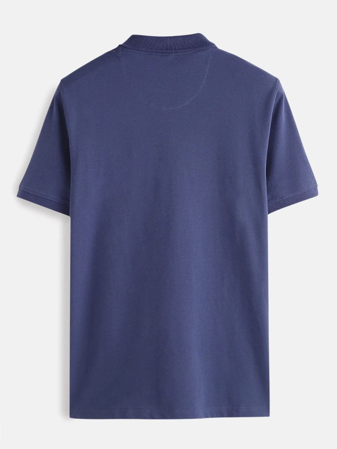 Cotton Blend Polo T-Shirt | Purple - Image 4