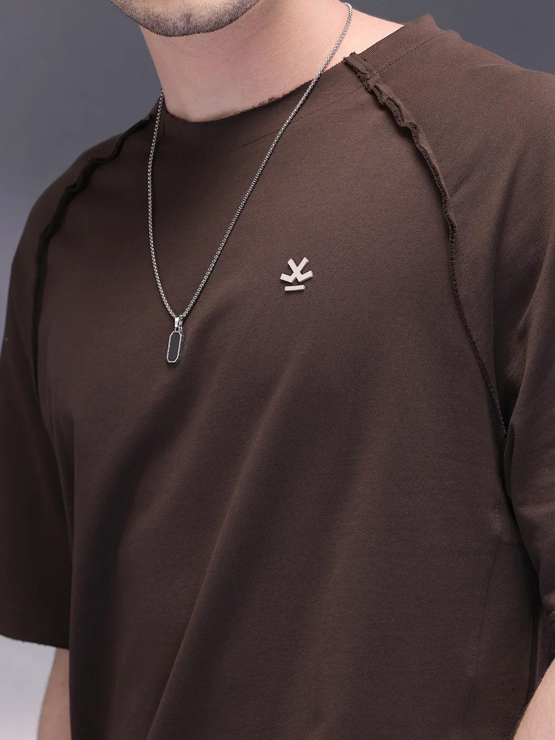 Cut & Sue Oversized T-Shirt | Dark Brown - Image 5