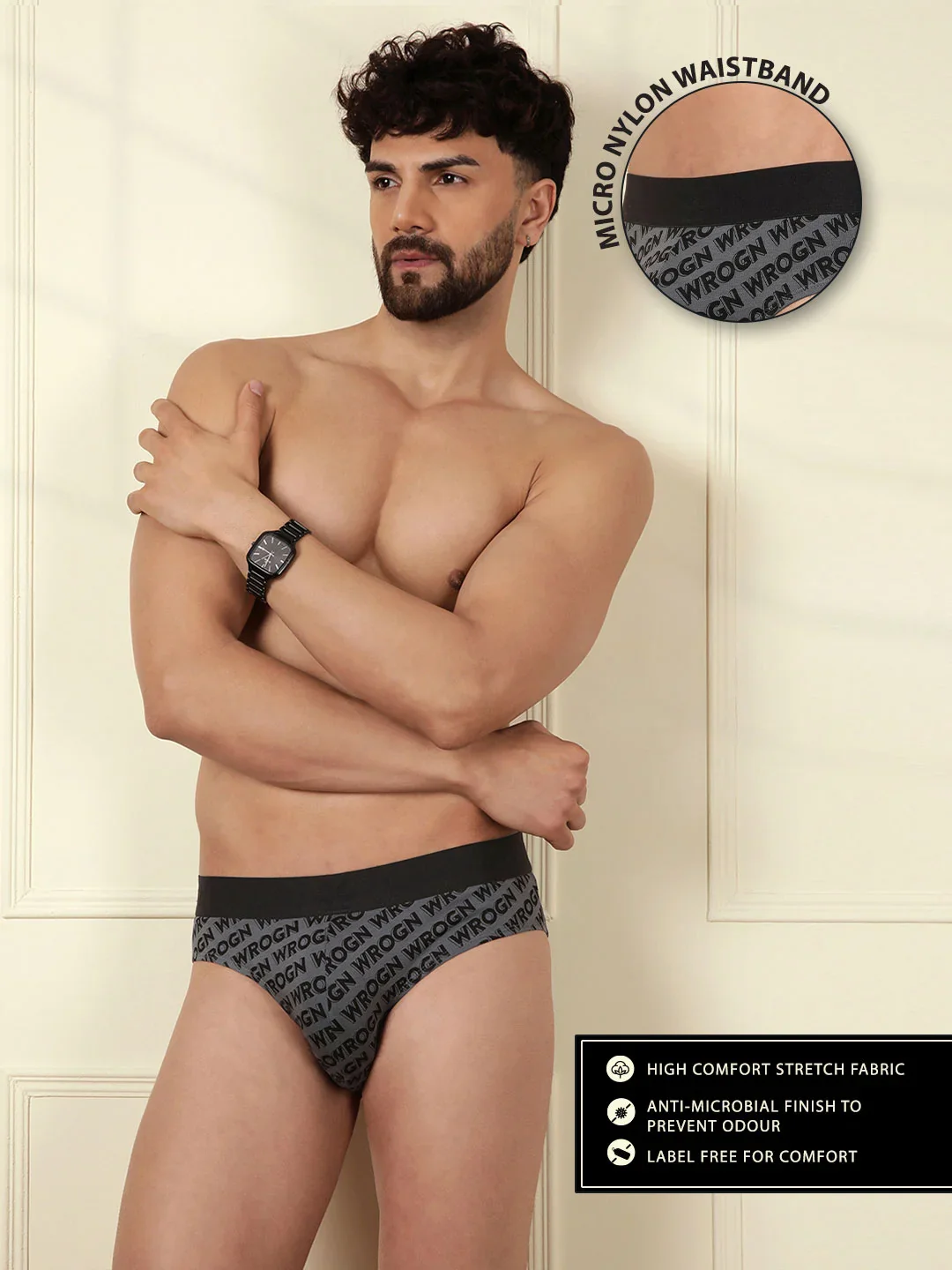 Daily Ease Solid & Print Pack of 2 Briefs - Image 4