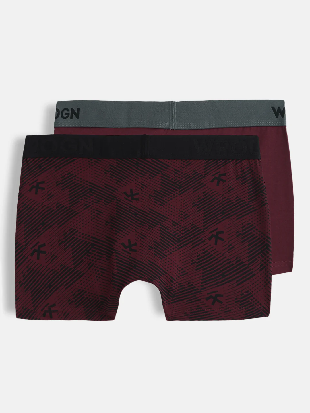 Daily Ease Solid & Print Pack of 2 Trunks - Image 2