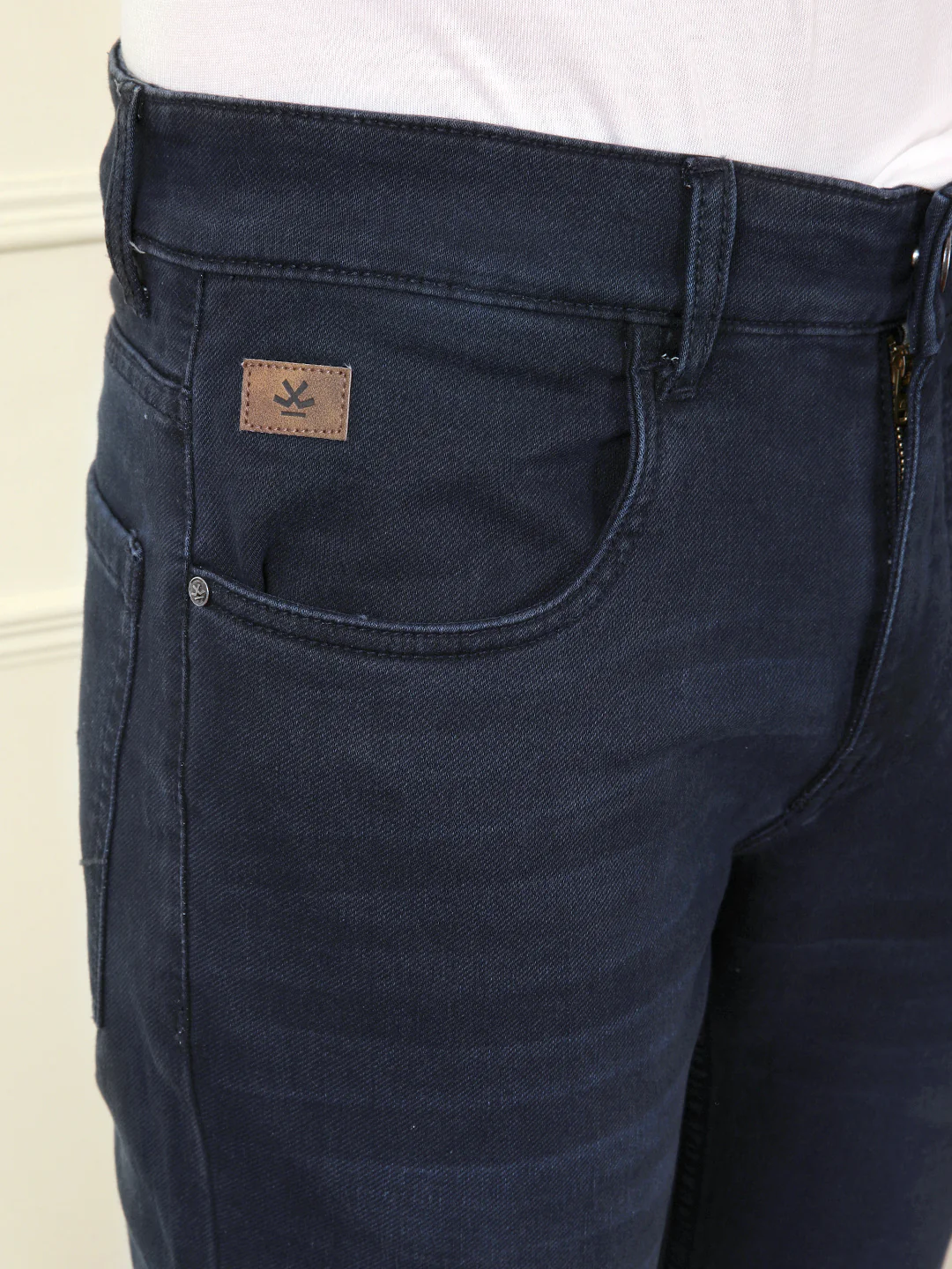 Casual Stretch Slim Fit Jeans | Blue - Image 5